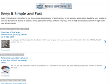 Tablet Screenshot of keepitsimpleandfast.com